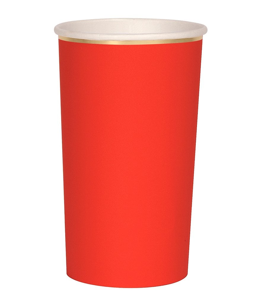 Meri Meri 8-Pack Red Party Highball Cups