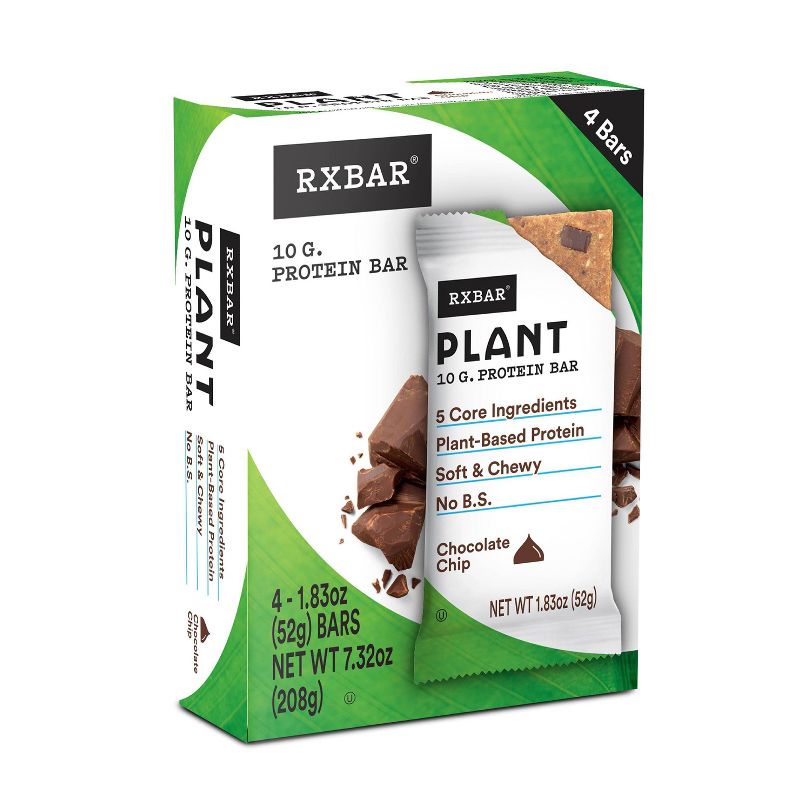RXBAR Chocolate Chip Plant Protein Bars - 4ct