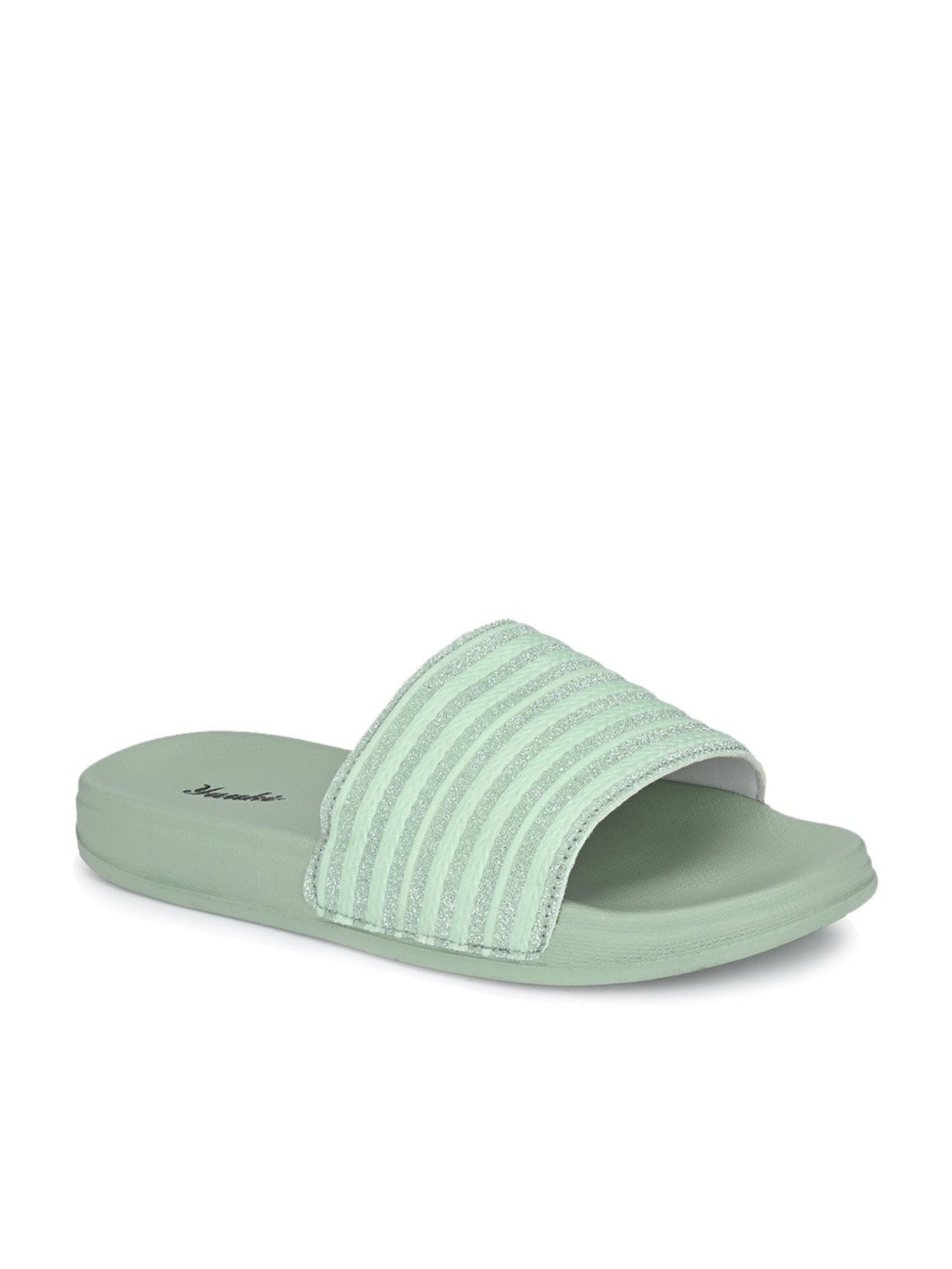Yuuki Women's Mint Green Slides