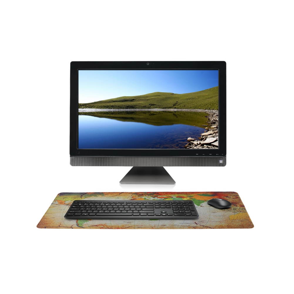 Gaming Mouse Pad Large Size 300*700MM Water-Resistant Extended Mouse Mat World Desk Mat Gaming Support for Computer, PC and Laptop