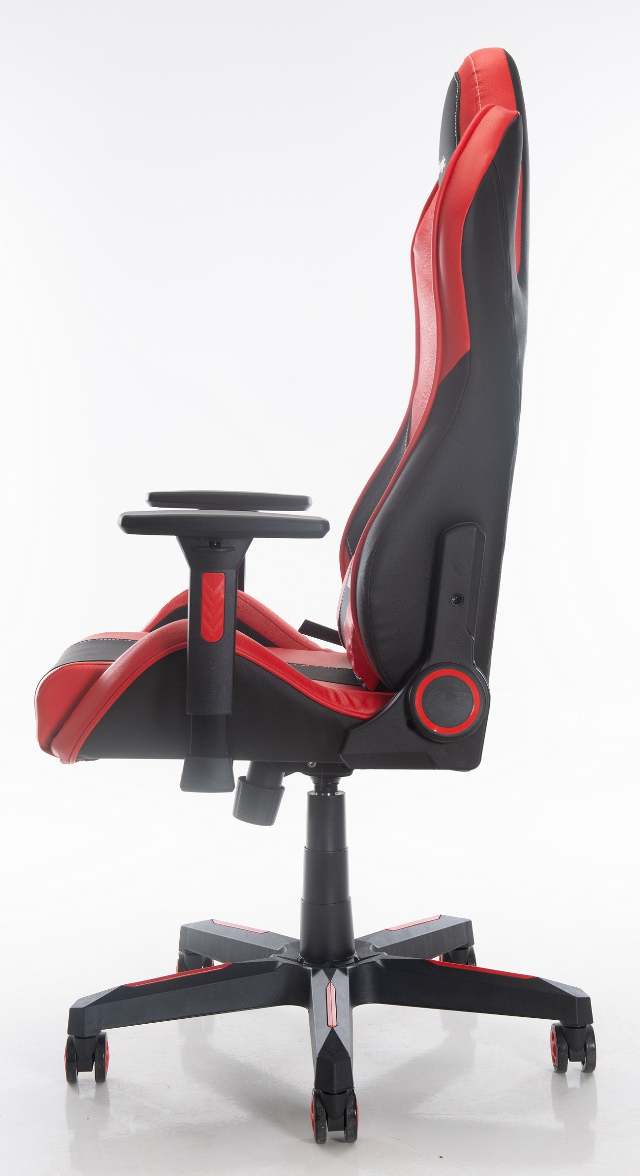 ViscoLogic Cayenne M6 Ergonomic High-Back, 2D Armrest, Reclining Sports Styled Home Office Swivel PC Racing Gaming Chair (Black & Red)