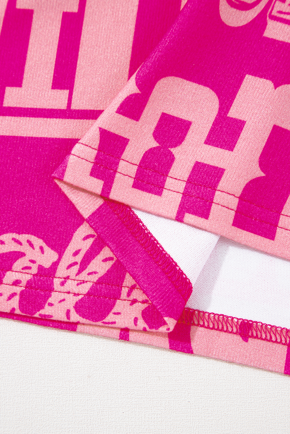 Red Cheetah Print Casual Short Sleeve Crew Neck T Shirt