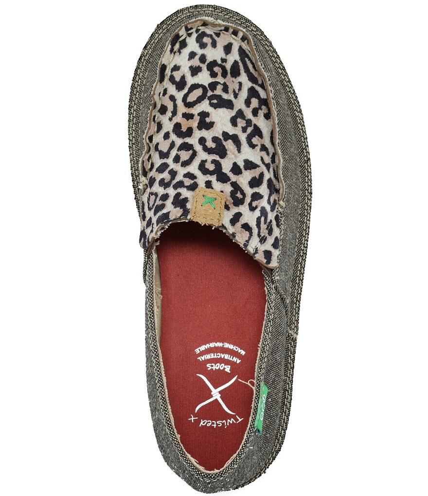 Twisted X Women's ecoTWX&reg; Leopard Slip-On Loafers
