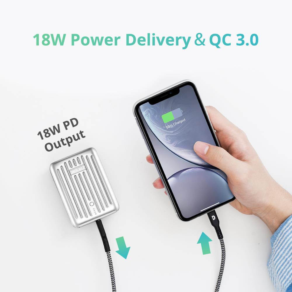 Zendure SuperMini 10,000mAh USB-C PD Portable Charger - Blue Horizon