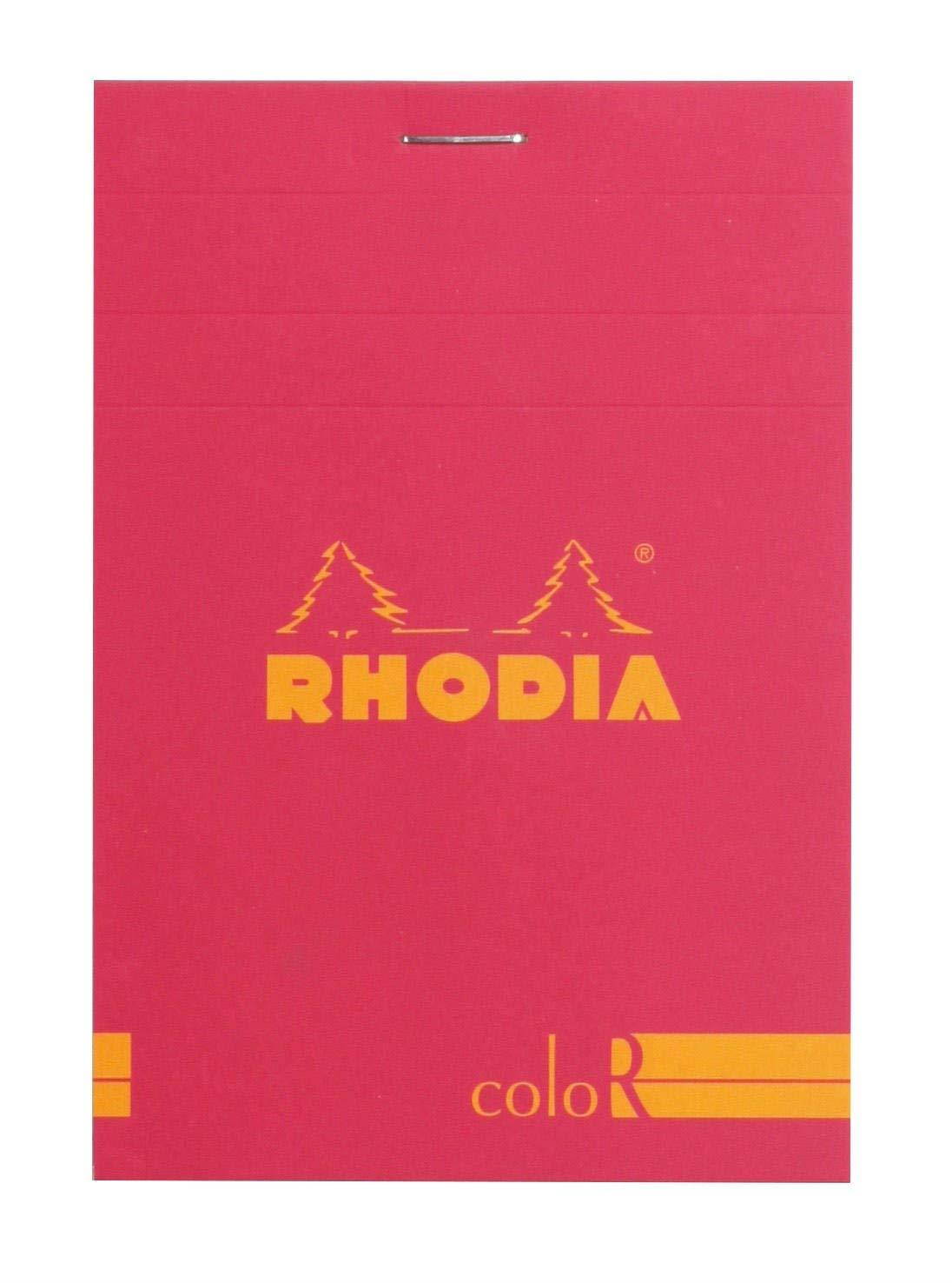 Rhodia ColorR Pad Lined 3.4X4.75 Raspberry