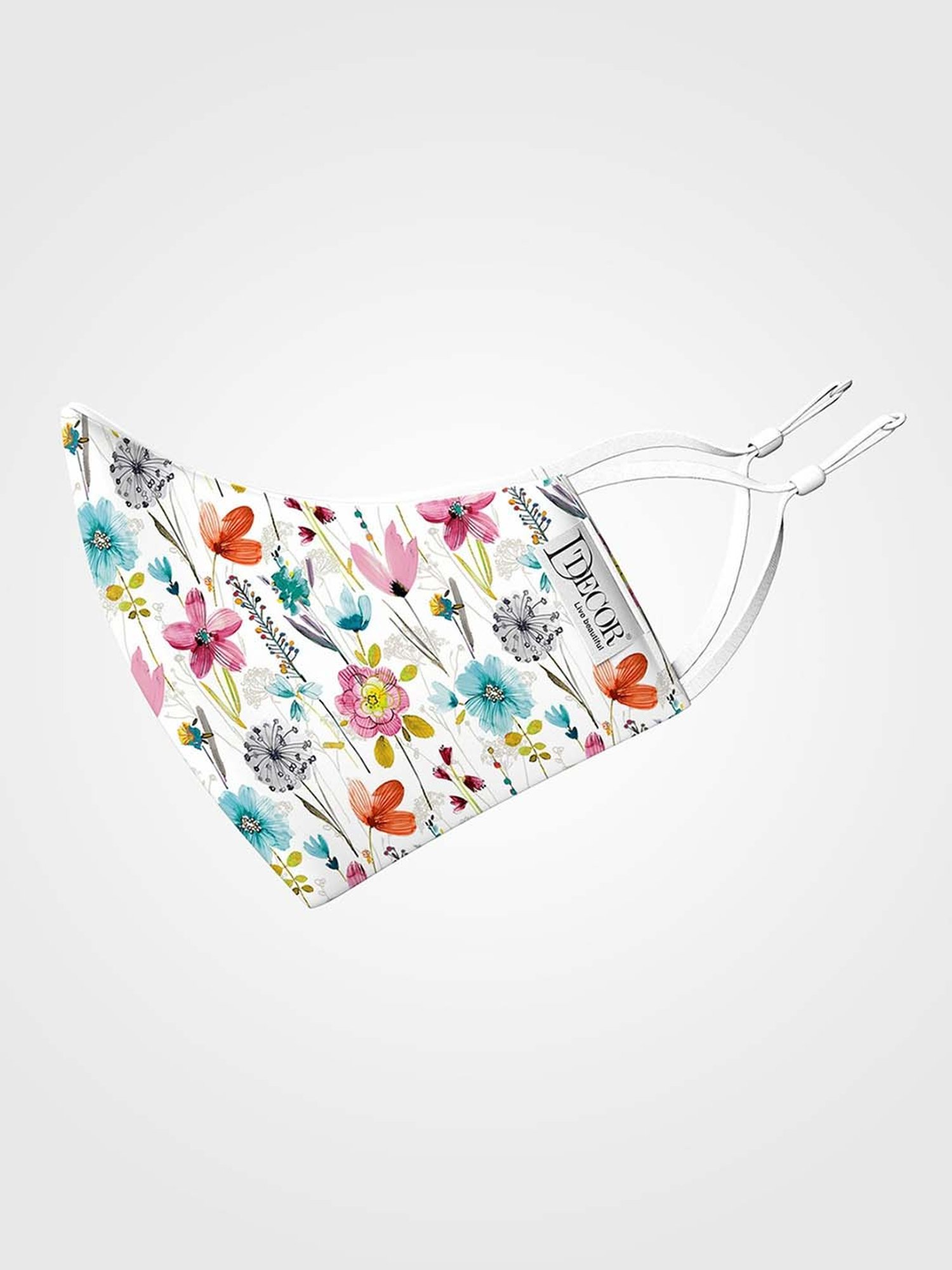 DDecor Pink Anti Viral Fabric Mask for Women - Set of 1