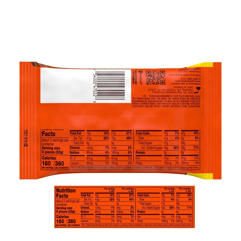 Reese's King Size Peanut Butter Cups Minis Bag - 2.5oz