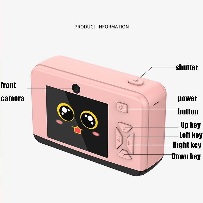 Kids Camera, X22 White LD Children Mini SLR Camera Toy HD Auto Focus Digital Camera