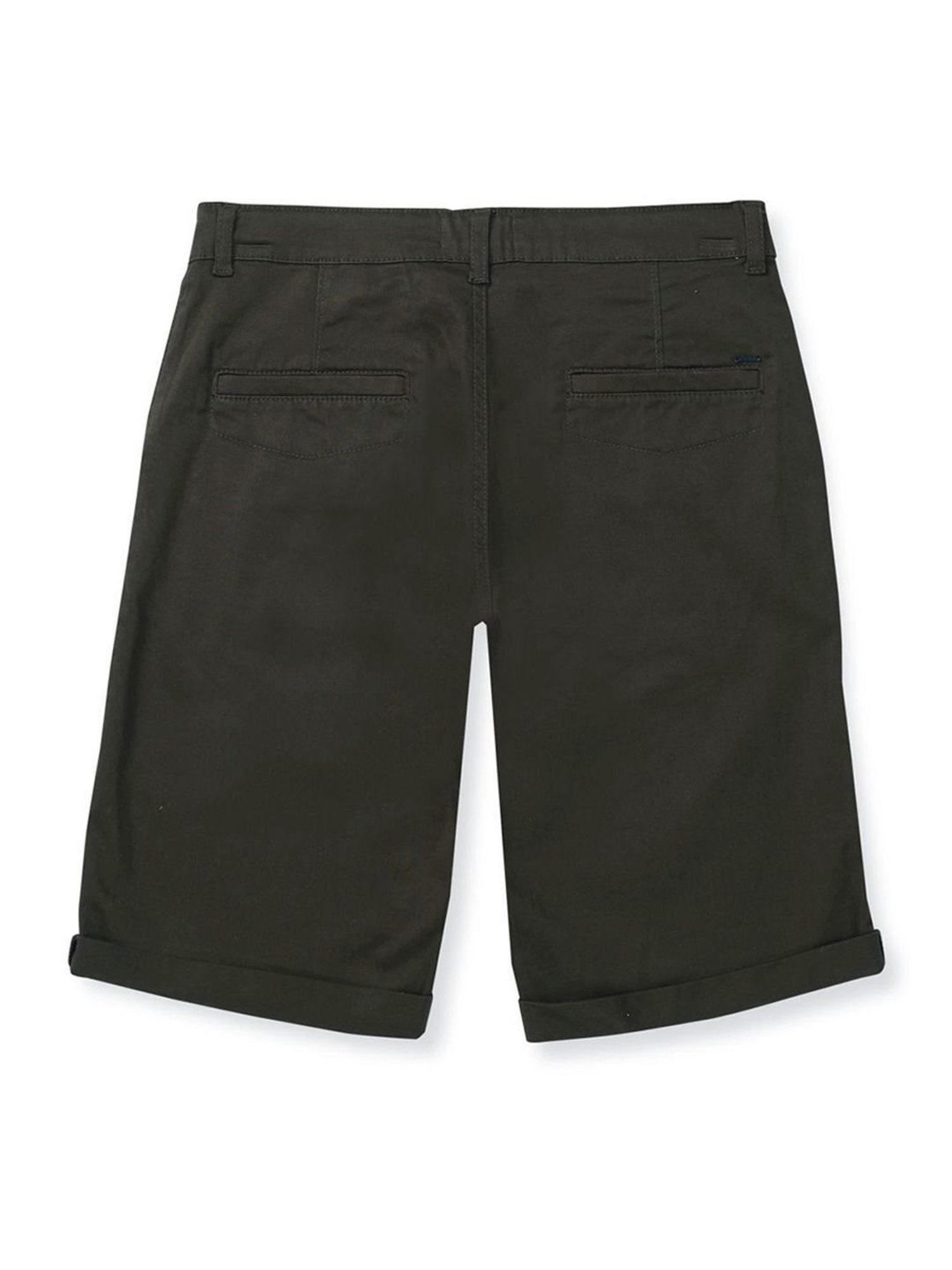 Gini & Jony Kids Black Cotton Regular Fit Bermuda