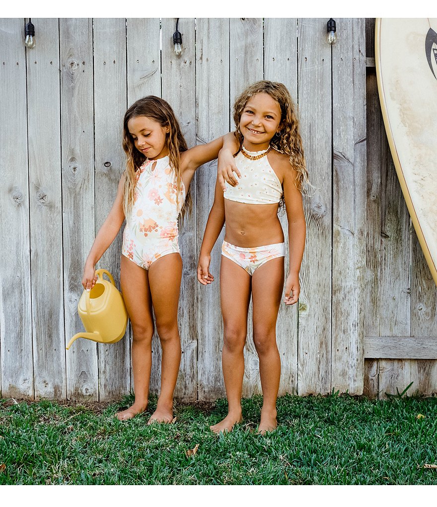 Billabong Big Girls 7-14 Little Bit Sun One-Piece Swimsuit