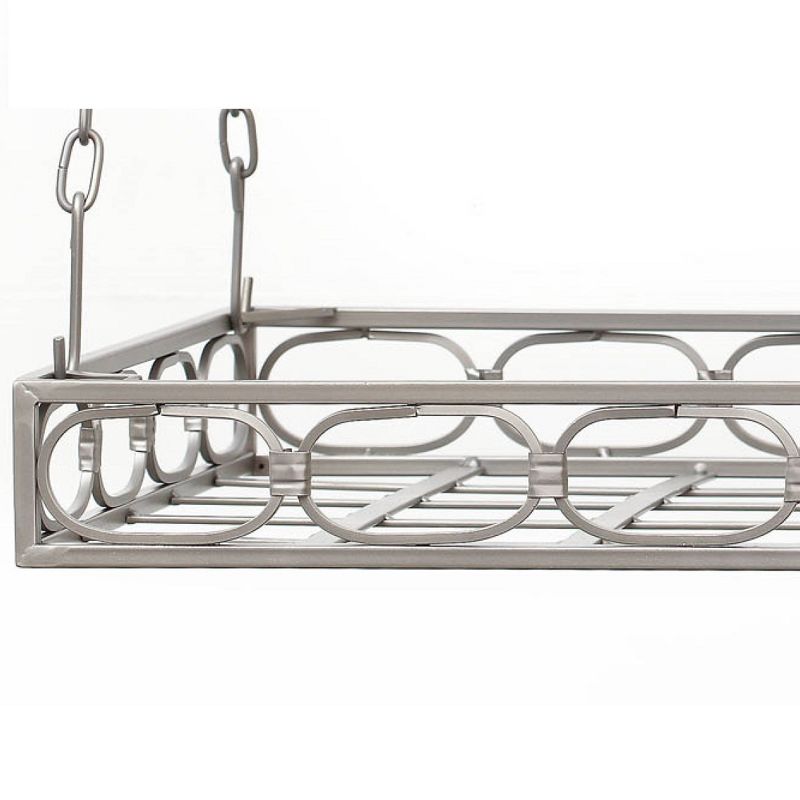 Range Kleen Pot Rack Bookshelf - Stainless Steel