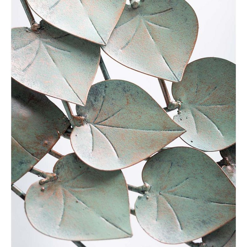 Wind & Weather Copper and Patina-Colored Metal Green Woman Wall Art