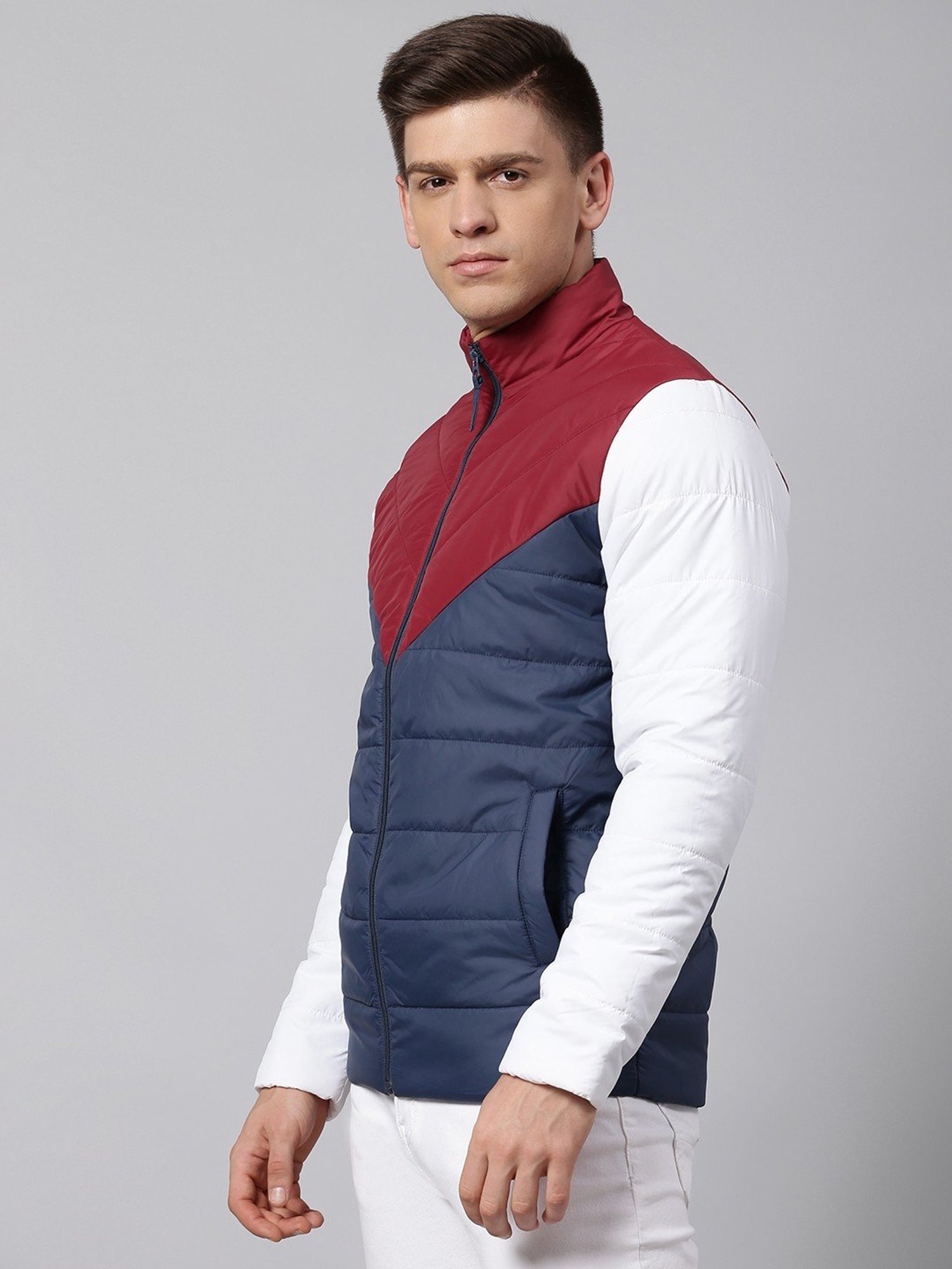 Dennis Lingo Multi Regular Fit Colour Block Jacket