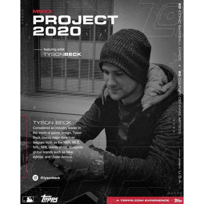 Topps Topps PROJECT 2020 Card 122 - 1954 Ted Williams by Tyson Beck