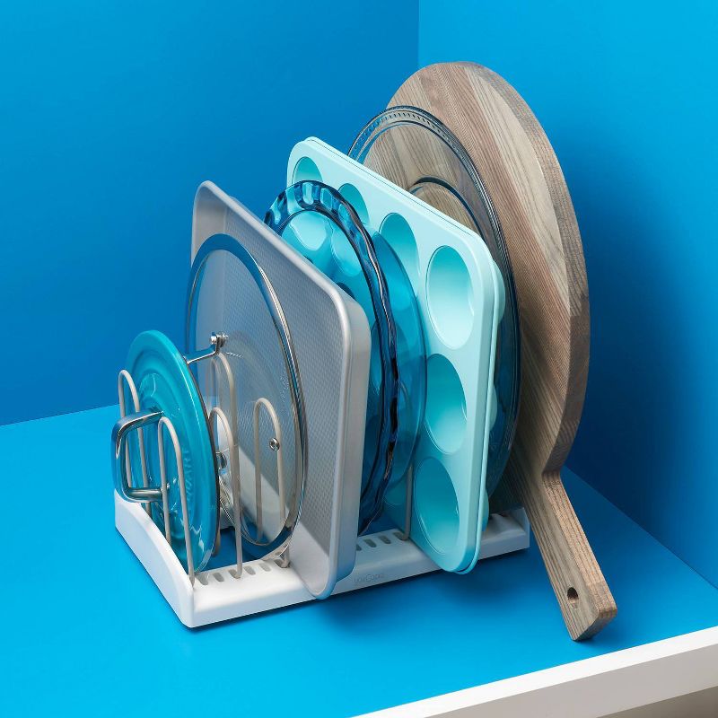 Range Kleen Pot Rack Bookshelf - Stainless Steel