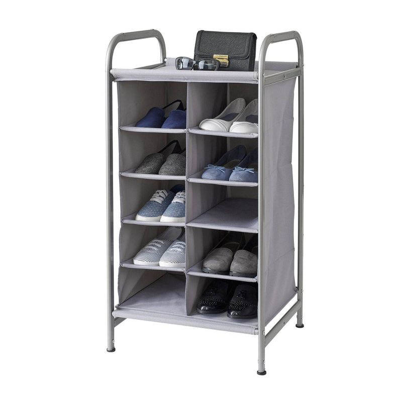Neatfreak Versa System 10 Cubbies 5 Shelves Gray