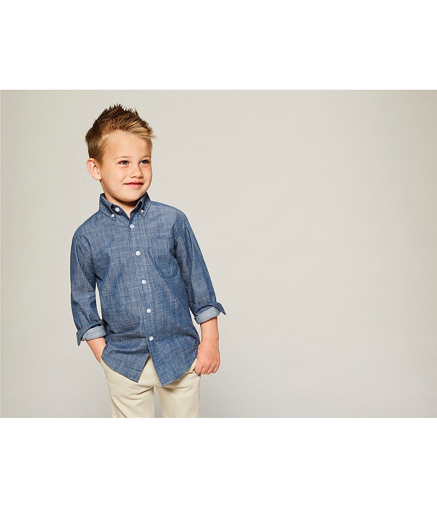 Class Club Little Boys 2T-7 Modern Fit Comfort Stretch Synthetic Pants