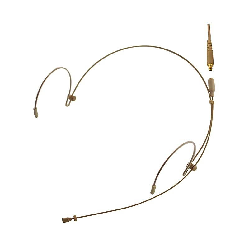 Pro Earhook Headset Headworn Microphone  MICJ 071S Compatible with Shure Wireless System Mini XLR TA4F Detachable Cable