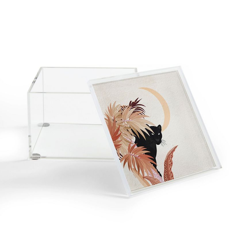 Iveta Abolina Raffi Moon 4" x 4" Acrylic Box - Deny Designs