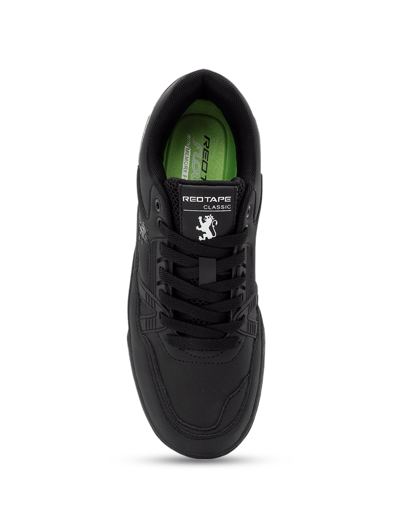 Red Tape Men's Black Casual Sneakers