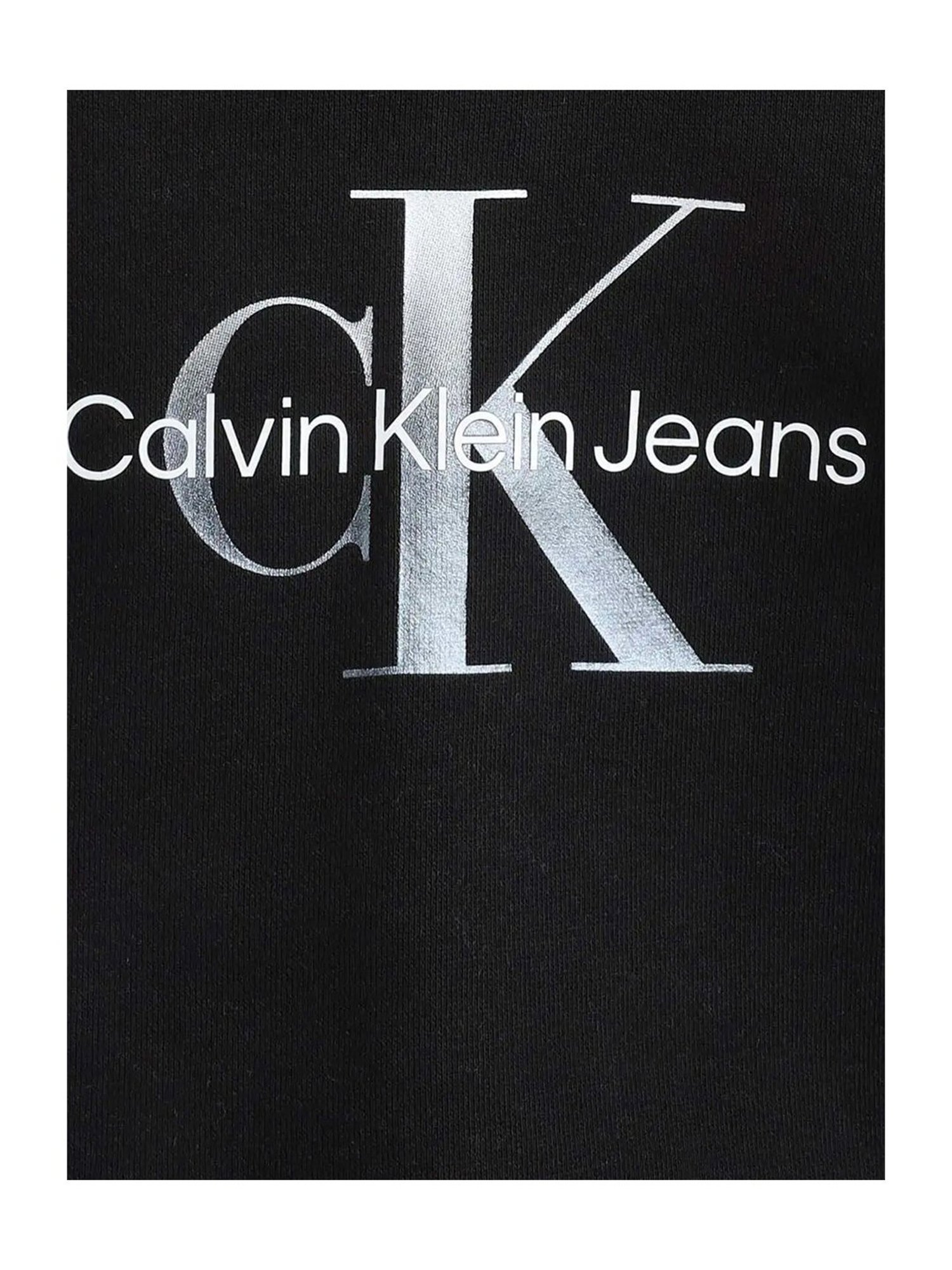 Calvin Klein Jeans Kids Black Logo Print Hoodie