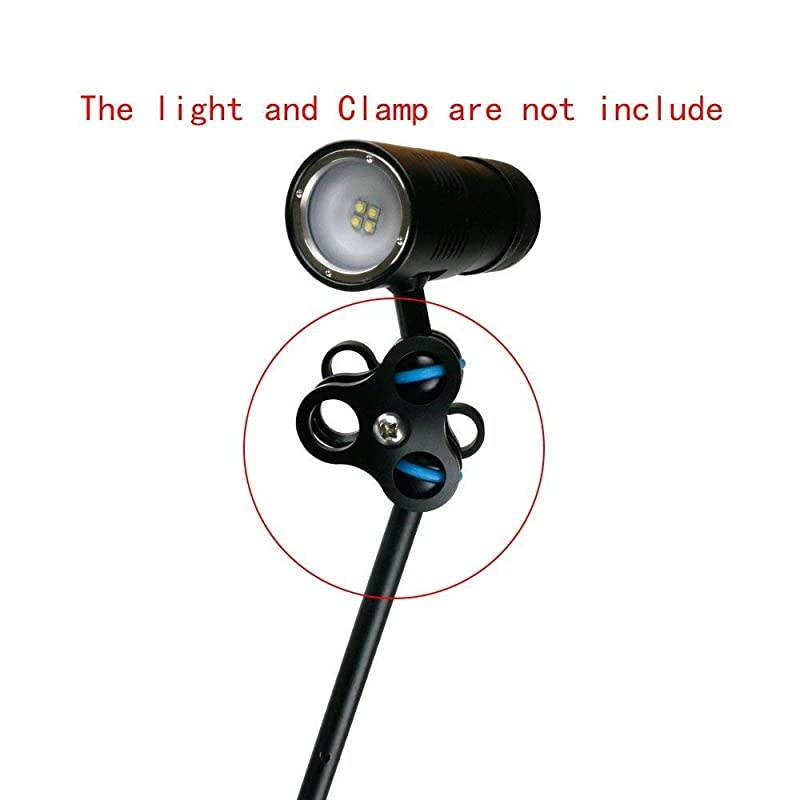 16 Double Ball Arm for Connecting StrobeVideo Light to Underwater Housing