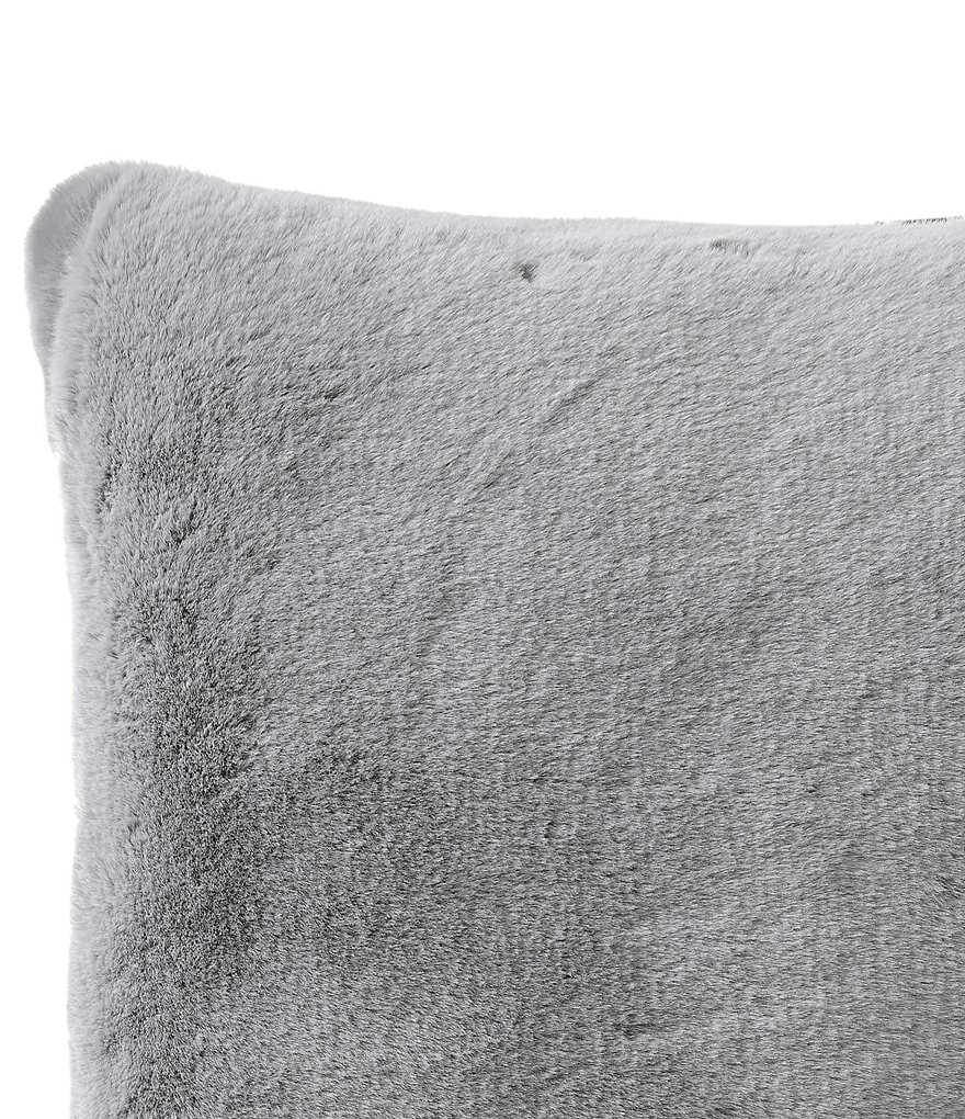 Vera Wang Lapin Faux Fur Square Pillow
