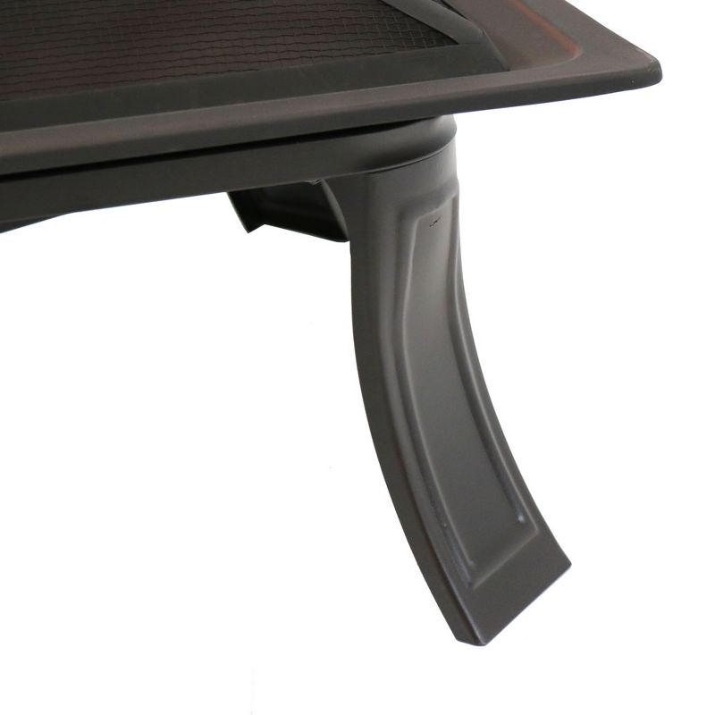 DeckMate 30371 Avondale Outdoor Backyard Patio Portable Steel Fire Bowl Fire Pit, Antiqued Copper Finish