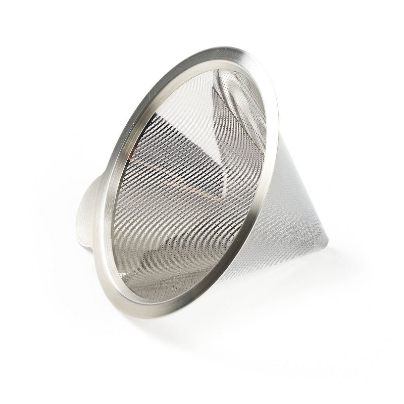 Brim 8-Cup Pour-Over Coffee Maker - Silver