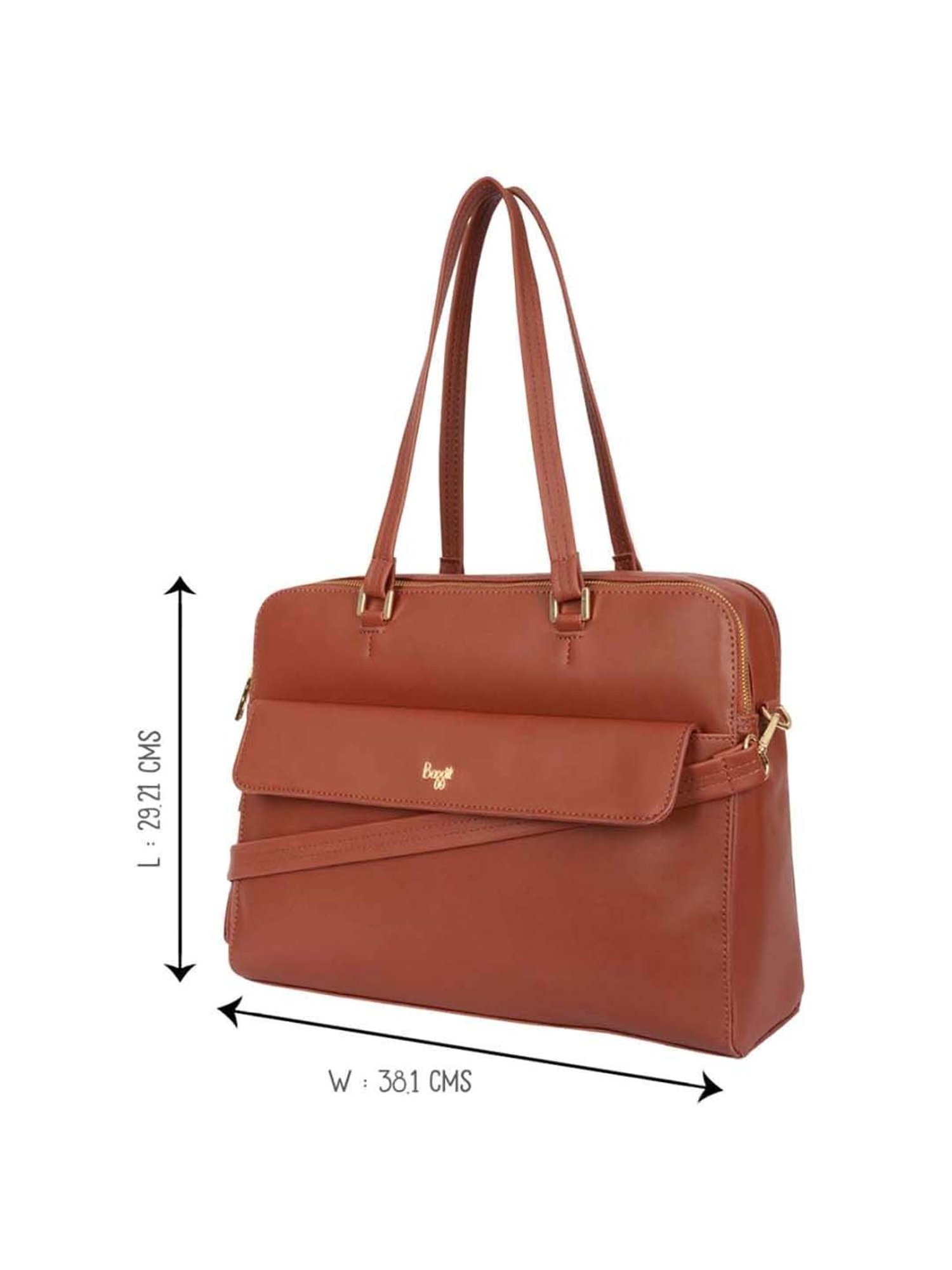 Baggit Tan Medium Messenger Bag