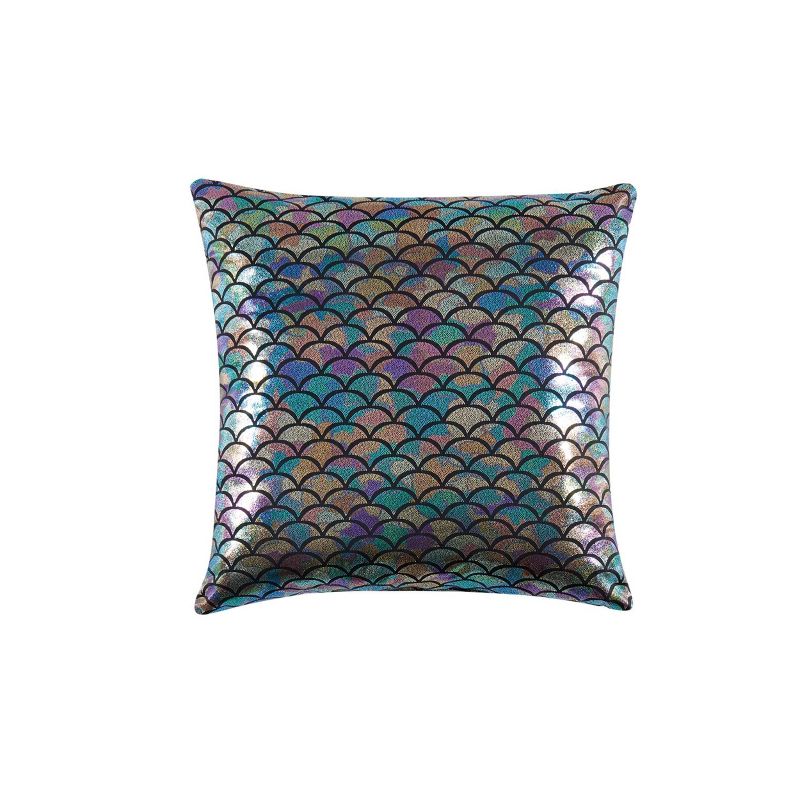 18" Mermaid Ombre Square Decorative Pillow - Material Girl