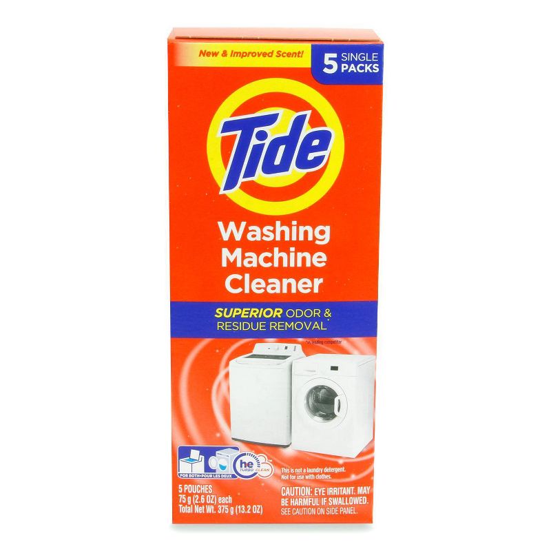 Tide High Efficiency Washing Machine Cleaner - 5ct