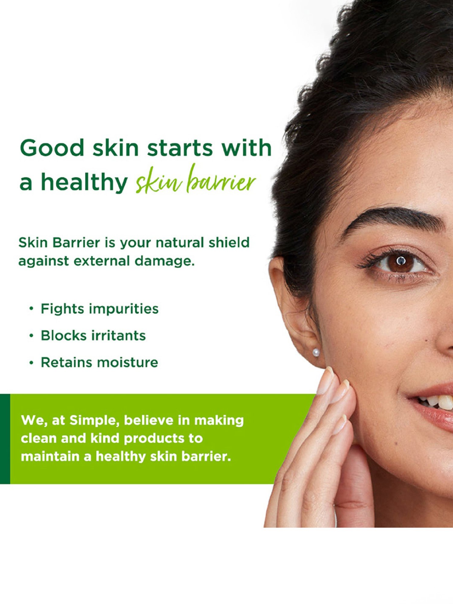 Simple Kind To Skin Facial Cleansing Wipes - 25 Wipes