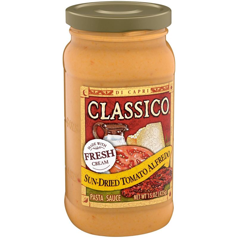 Classico Signature Recipes Sun-Dried Tomato Alfredo Pasta Sauce 15oz