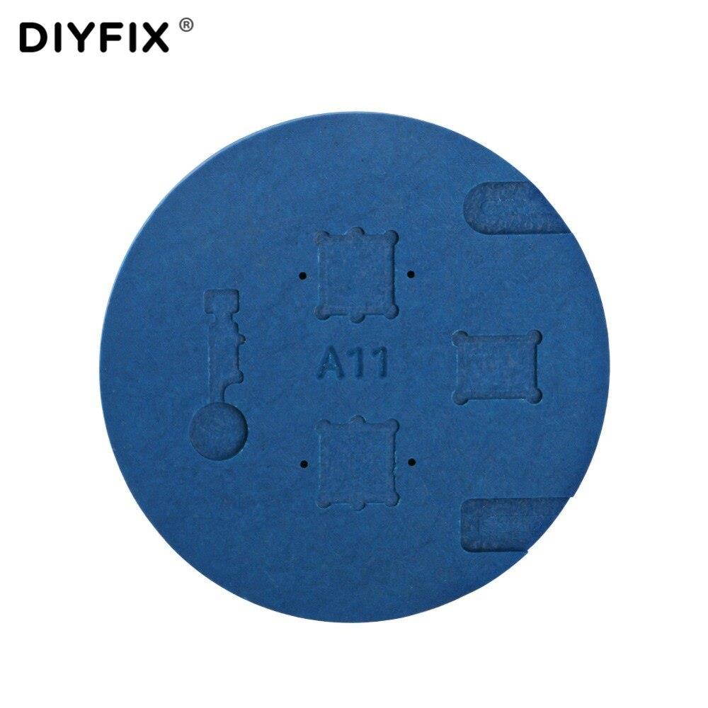 Glue Remove Base Microscope Resistant Groove for iPhone A8 A9 A10 A11 IC Chip with A11 Fingerprint Repair Working Station