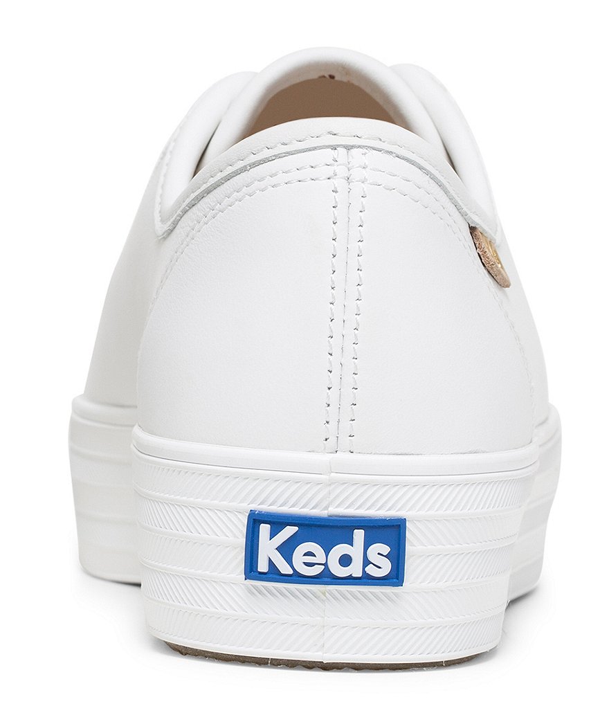 Keds Triple Kick Luxe Platform Leather Sneakers