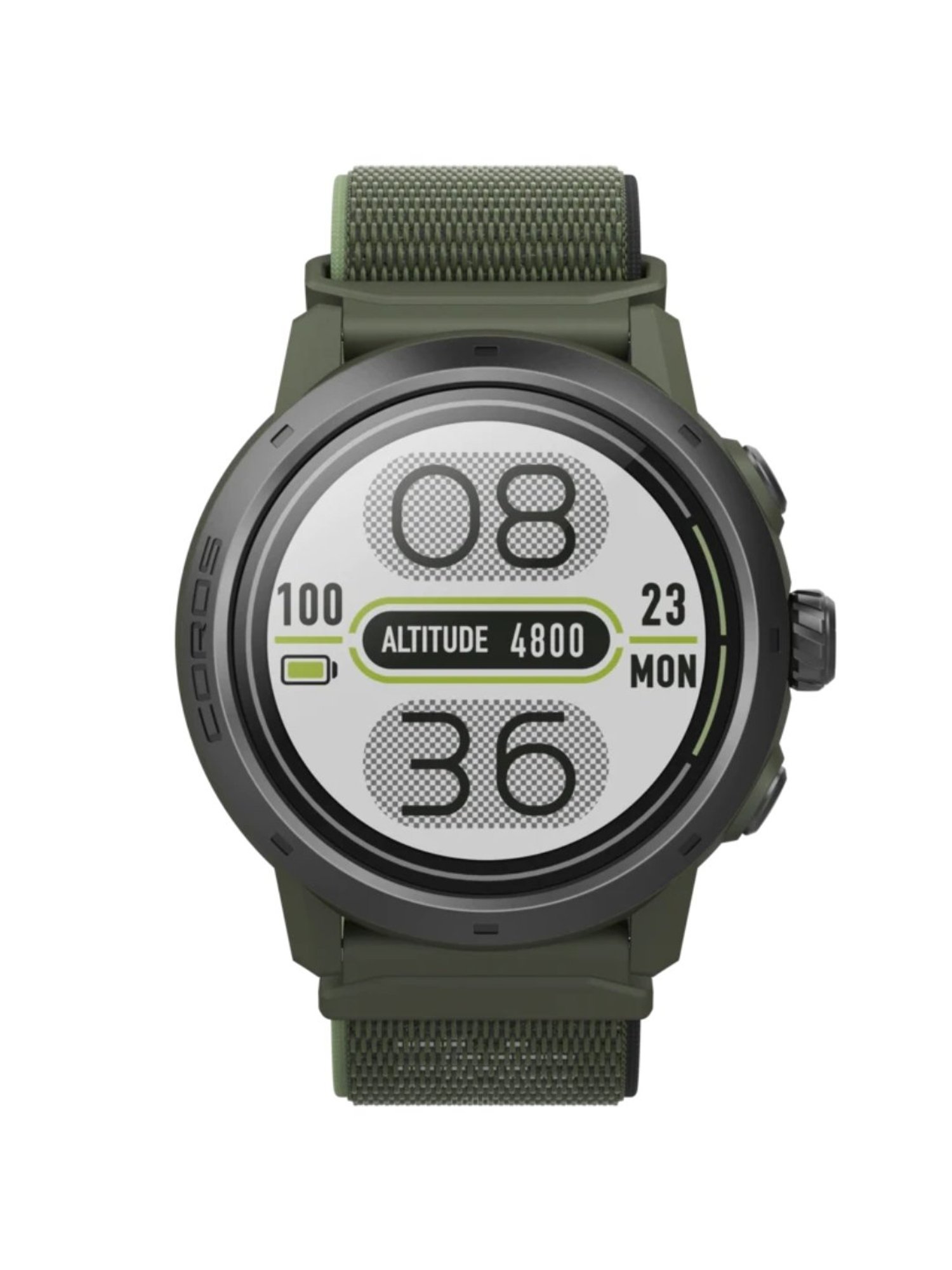 Coros APEX 2 Pro GPS Outdoor Smartwatch with Nylon Band (Green)