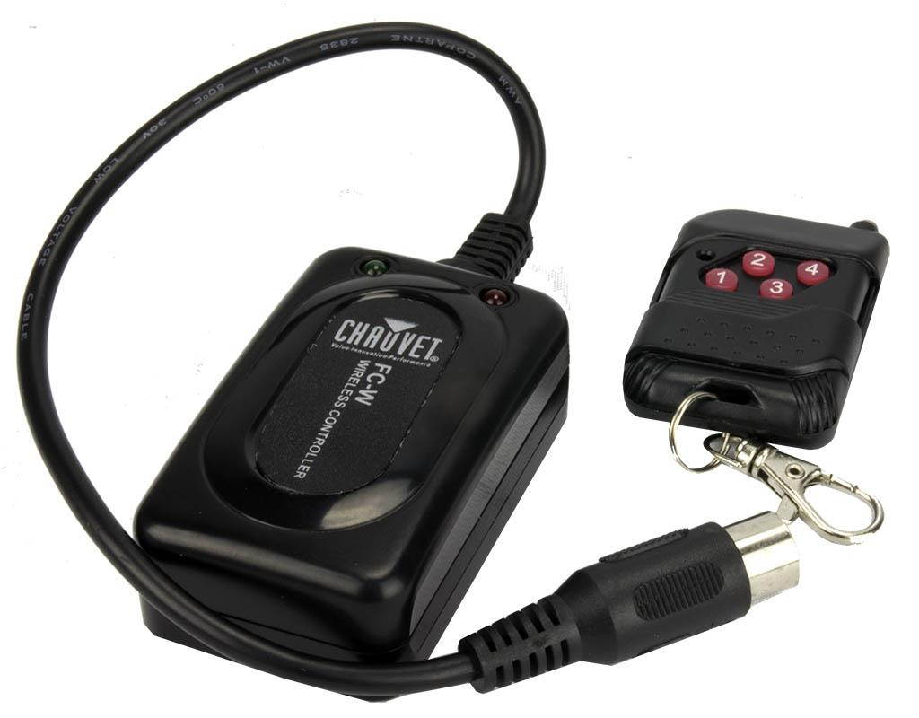 Chauvet DJ Wireless Remote for Hurricane H-900 H-1100 H-1300 Fog Machine(4 Pack)