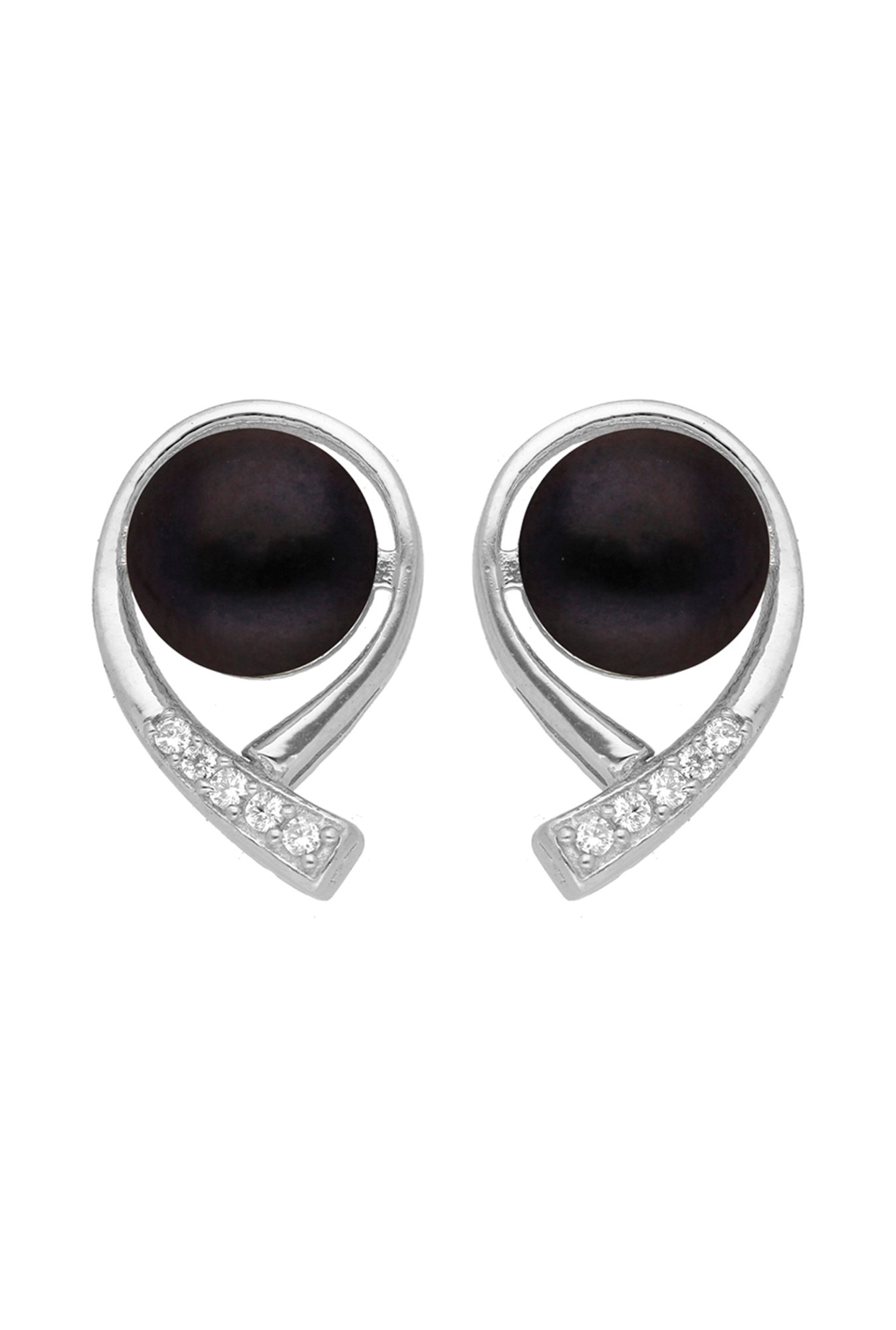 Sri Jagdamba Pearls 92.5 Sterling Silver Earrings