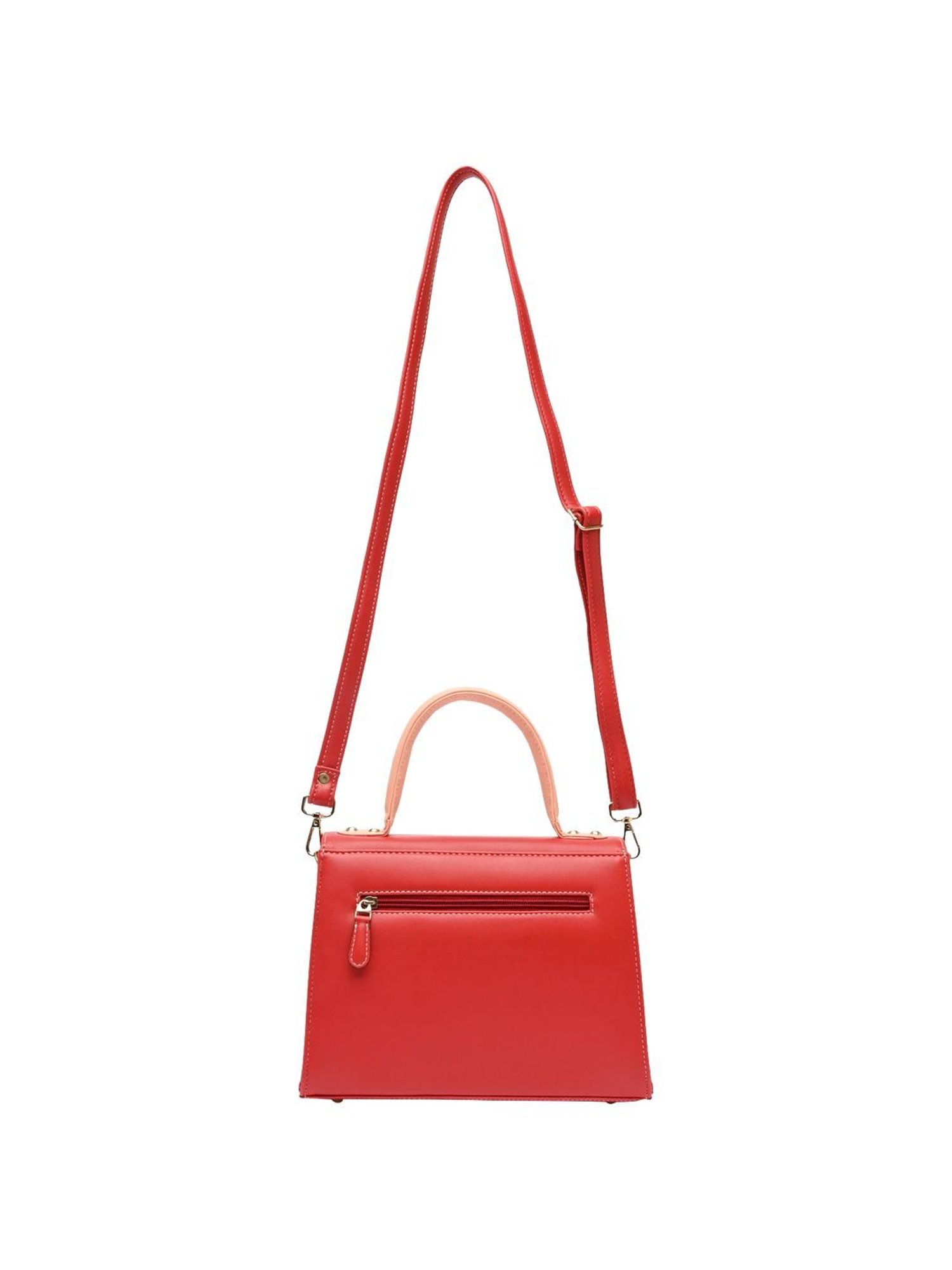 Favore Tan Solid Medium Satchels