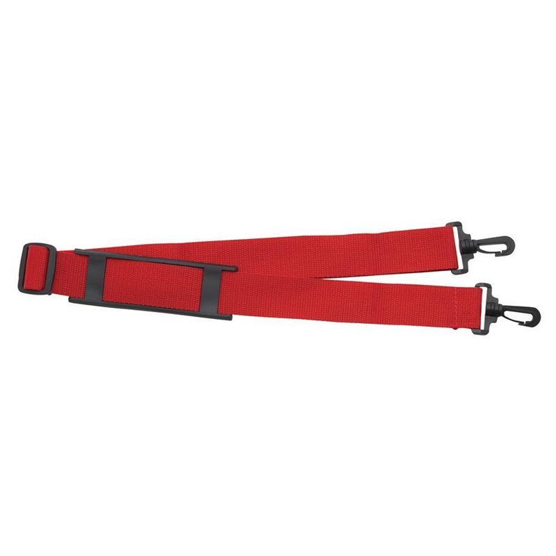 Messermeister Heavy Duty 8 Pocket Padded Nylon Knife Culinary Roll Up Luggage Case with Large Pocket, Red