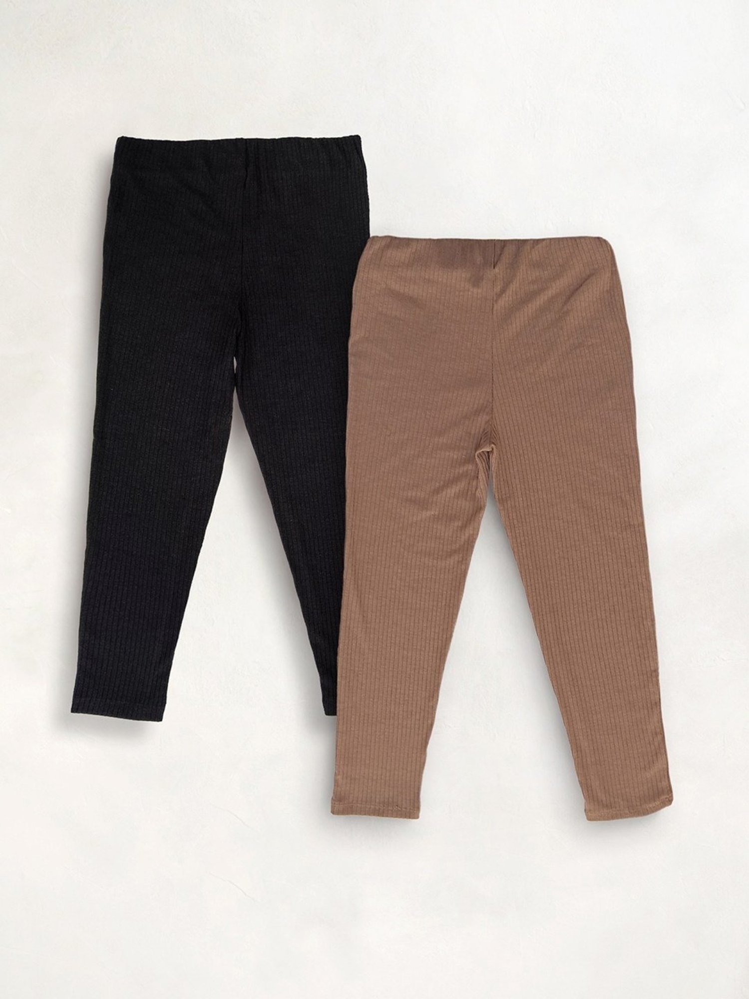 Cherry Crumble by Nitt Hyman Girls Black & Brown Regular Fit Trousers