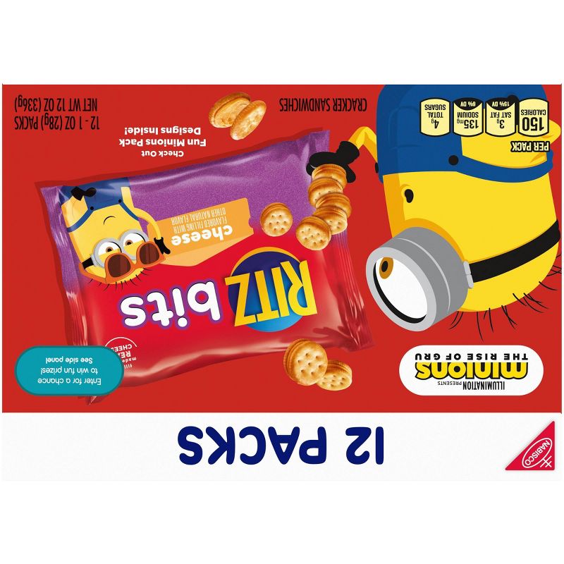 Ritz Bits Cheese Cracker Sandwiches - Snack Pack - 12ct/1oz