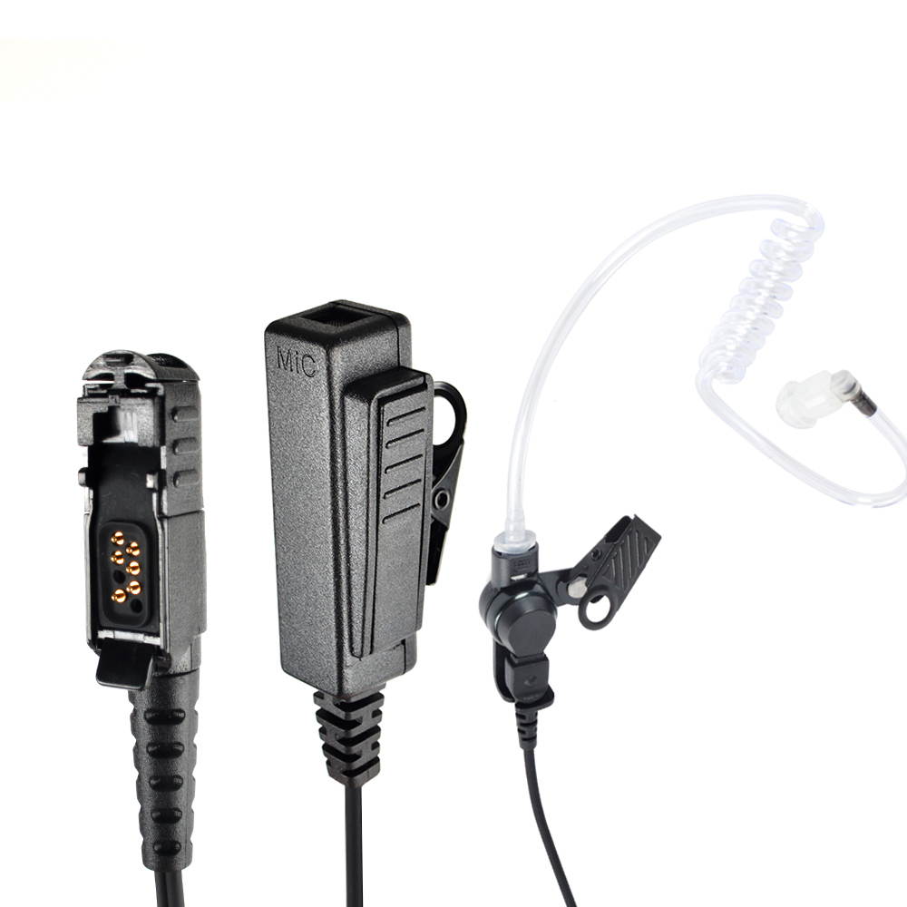 Security Air Acoustic Tube Earpiece Headset PTT for Motorola TETRA MTP3100 MTP3200 MTP3250 MTP3150 DEP550 Walkie Talkie