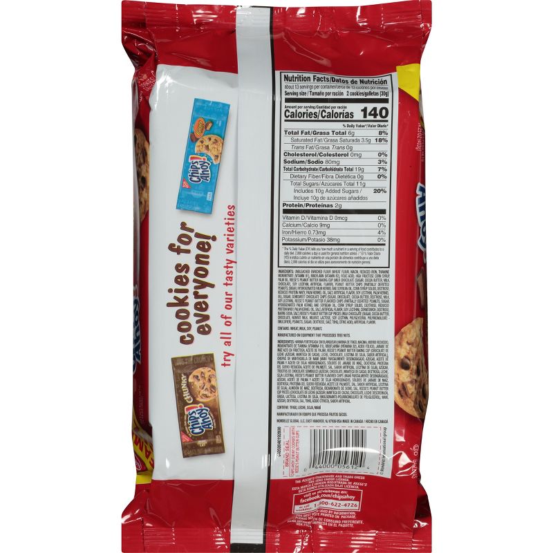 Chips Ahoy! Chocolate Chip and Reese's Peanut Butter Cup Cookies - 14.25oz