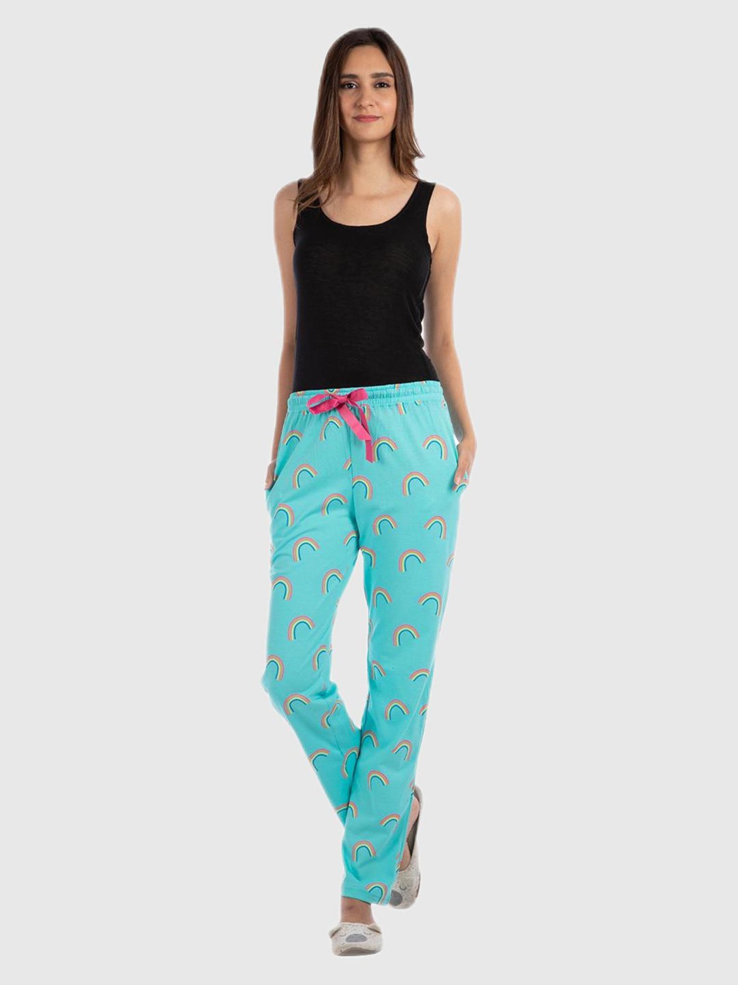 Nite Flite Green Print Track Pants
