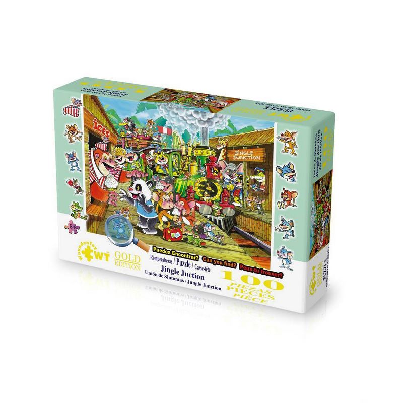 Wuundentoy Gold Edition: Jingle Junction Kids' Jigsaw Puzzle - 100pc