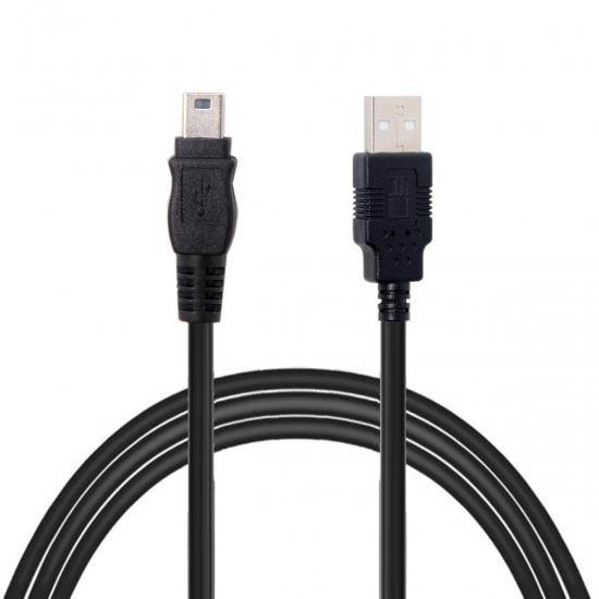 Cablecc 5m Mini USB 5Pin to USB 2.0 Male Data Cable for Hard Disk & Camera & Phone