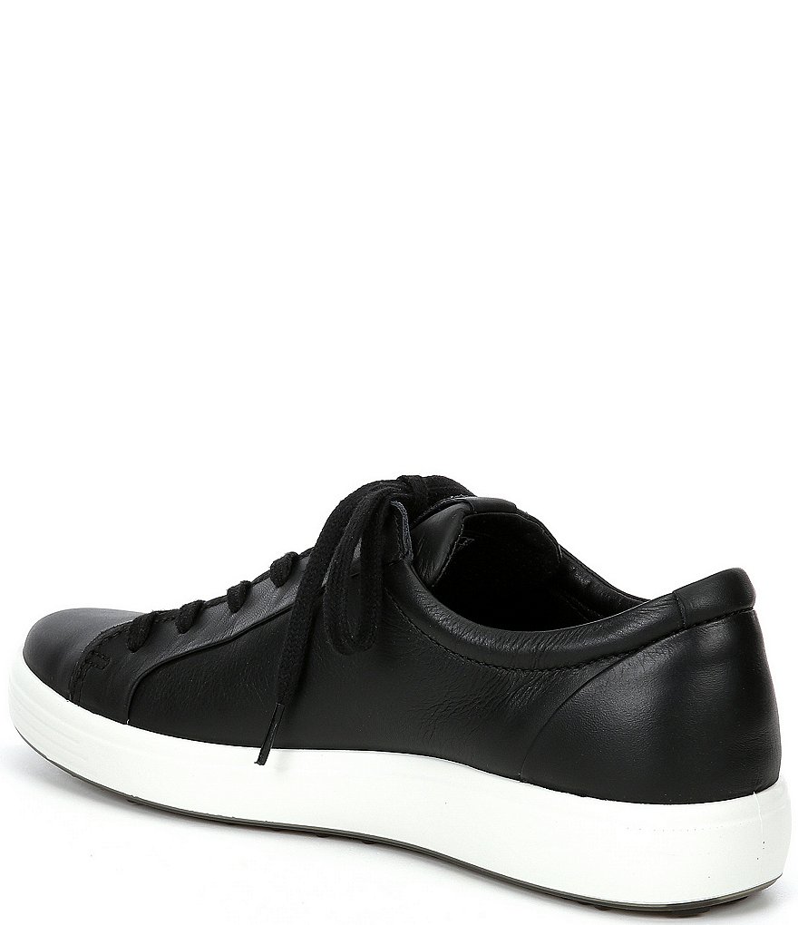 ECCO Men's Soft 7 City Leather Lace-Up Sneakers