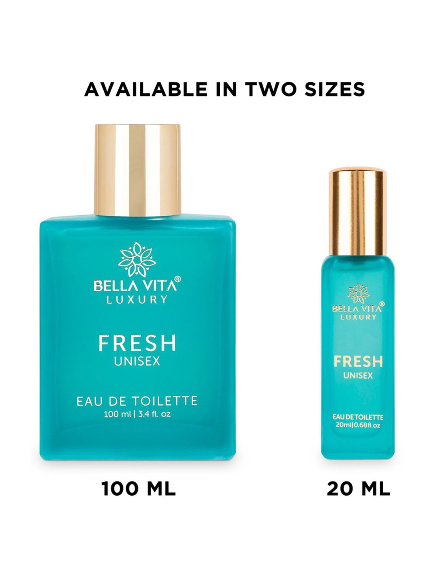 Bella Vita Luxury Fresh Unisex Perfume for Men & Women With Woody Aquatic Scent Fragrance - 100 ml